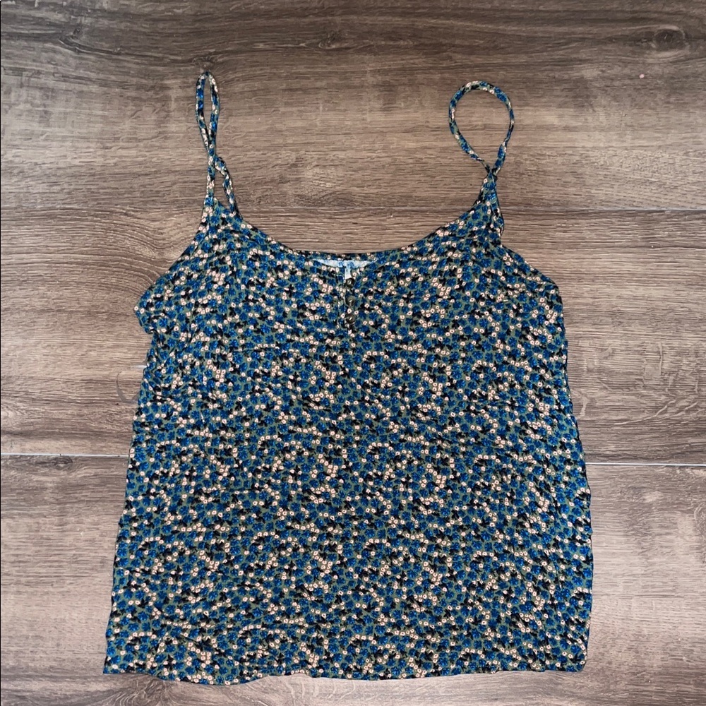 SO Blue Floral Camisole Top